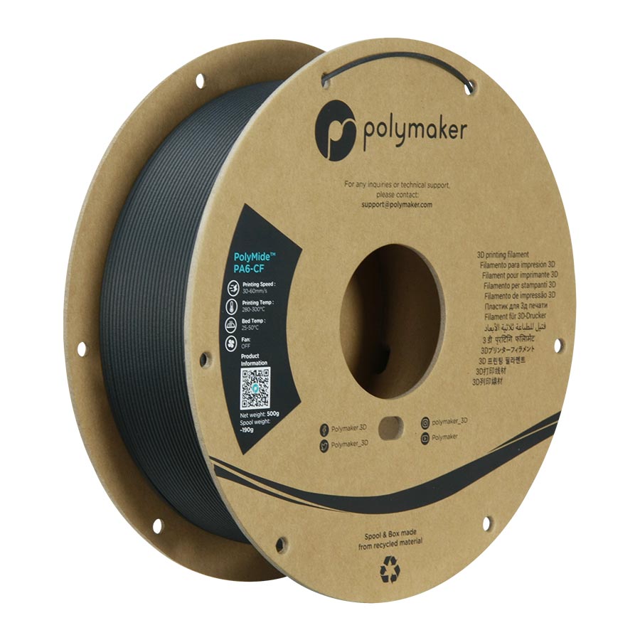 Polymaker Polymide PA6-CF schwarz 500g