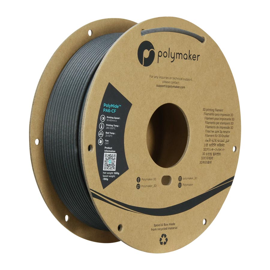 Polymaker Polymide PA6-CF schwarz 500g