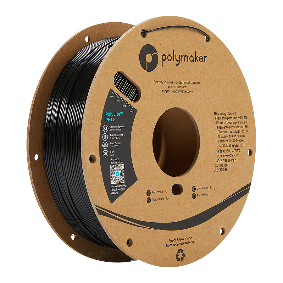 Polymaker Polylite PETG schwarz
