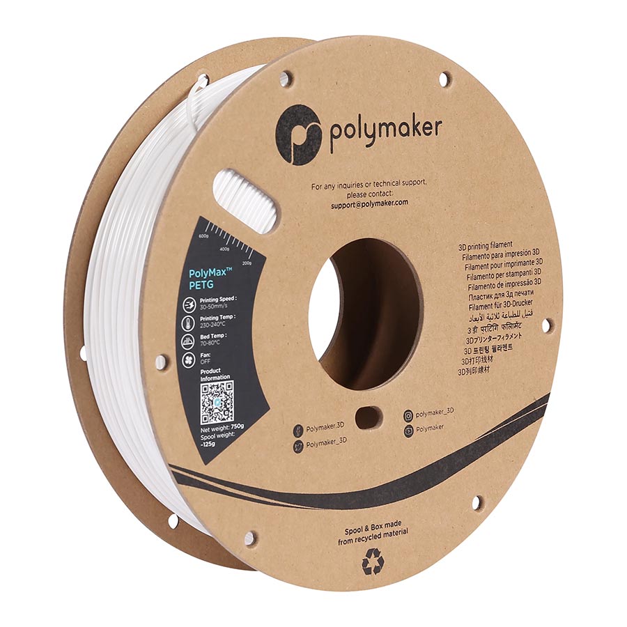 Polymaker PolyMax PETG weiss