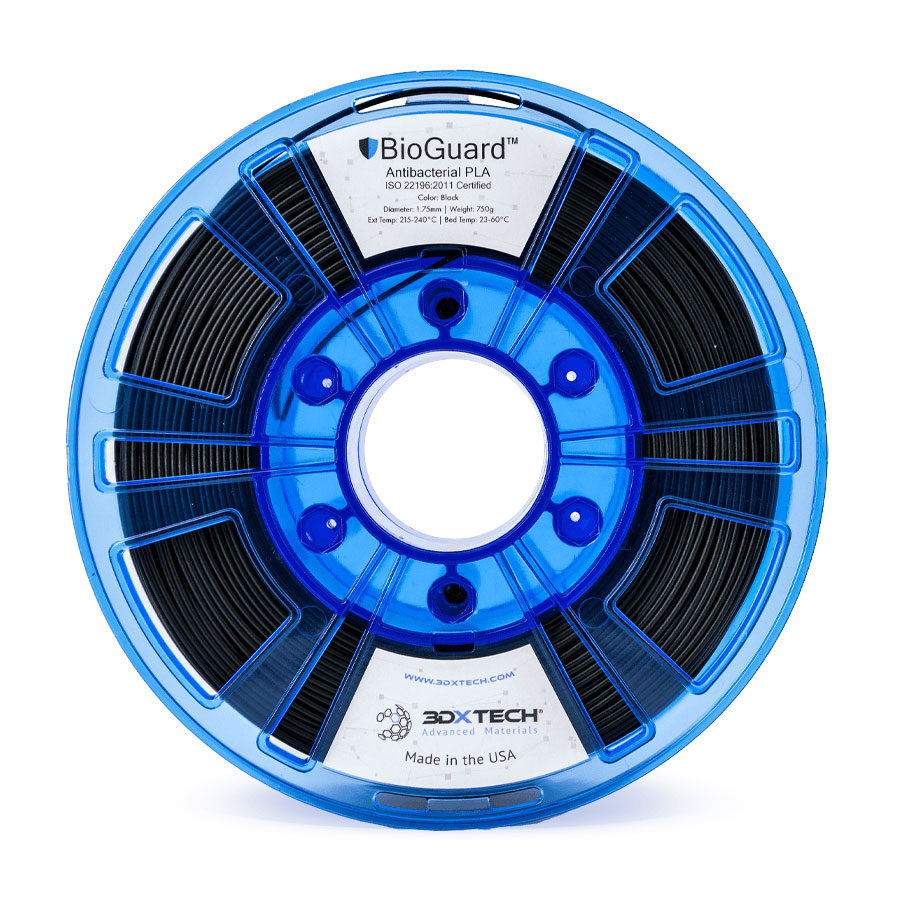 3DXTech BioGuard Antibacterial PLA schwarz