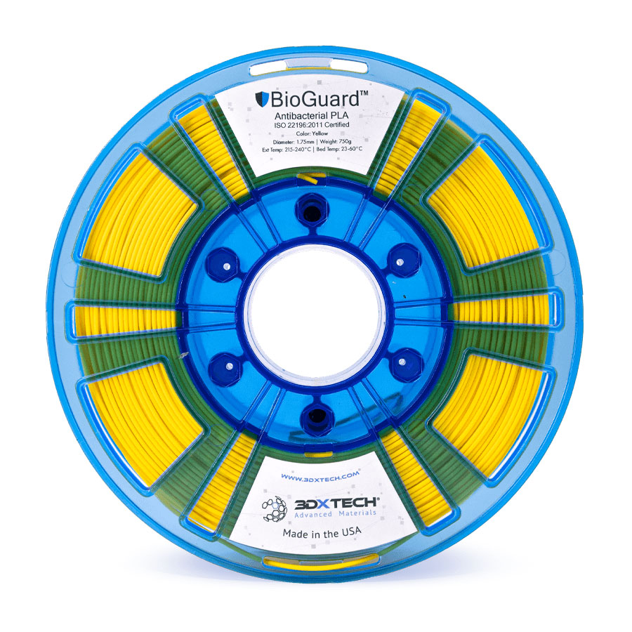 3DXTech BioGuard Antibacterial PLA gelb