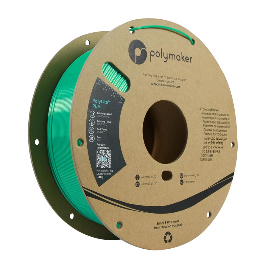 Polymaker PolyLite Silk PLA green