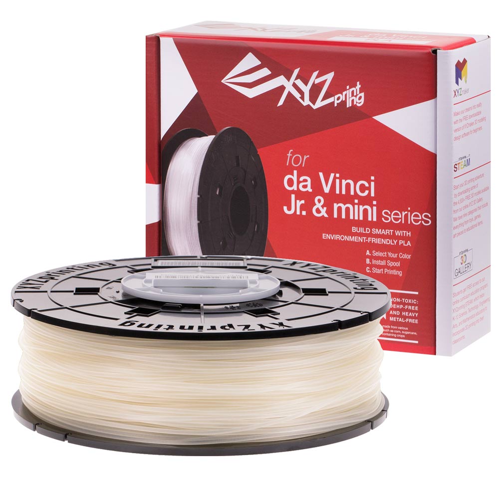 XYZprinting Jr./NFC PLA Filament clear tangarine / 1.75mm / 600g