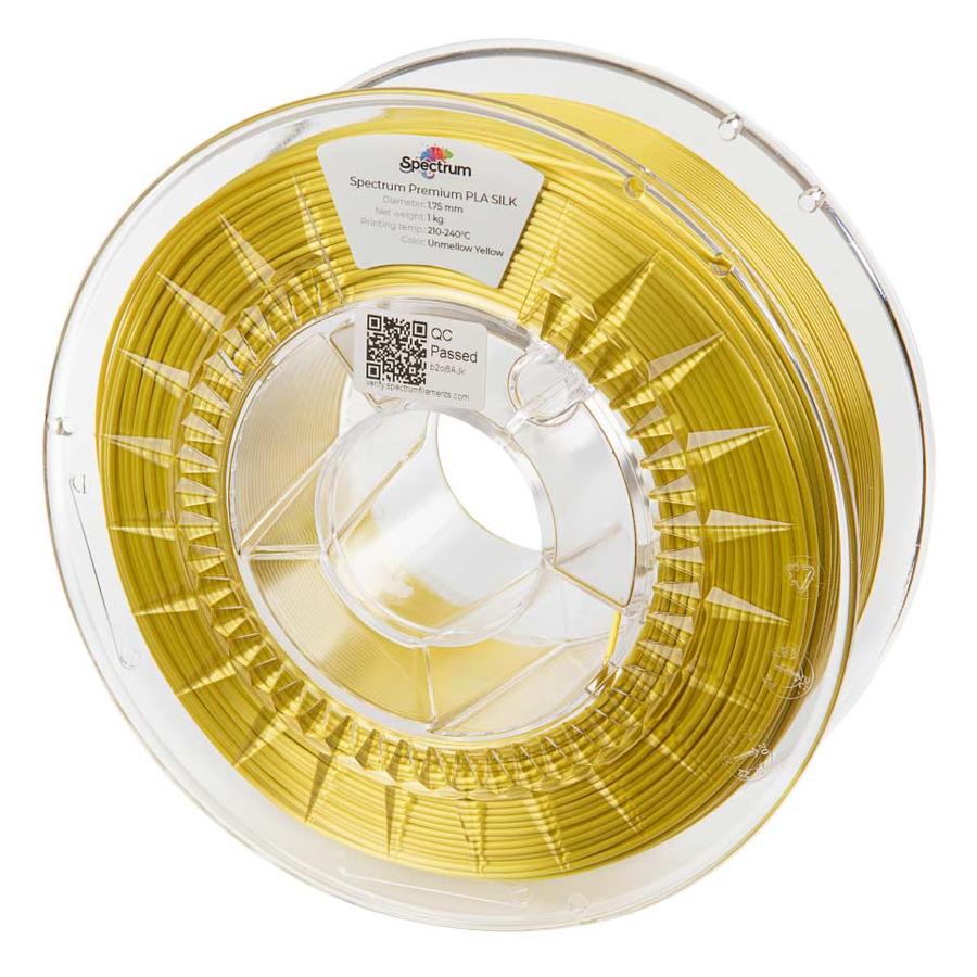 Spectrum PLA SILK Unmellow Yellow 1.75mm 1kg