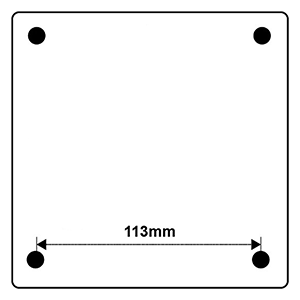 Platinum Ampelschirme Lochabstand Skizze