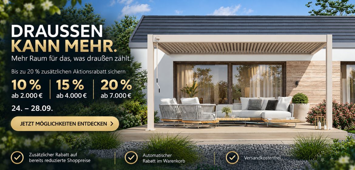 Sommer Sale - Bis zu 20 % Preisvorteil vom 17.09 bis 21.09.