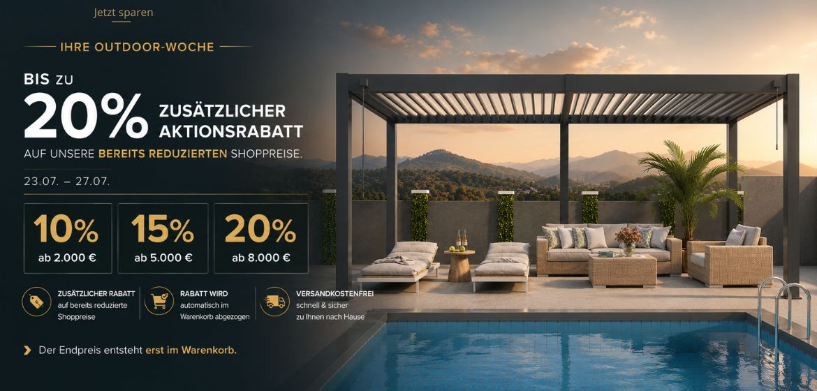 Juli Vorteilsaktion - Bis zu 20 % Preisvorteil vom 23.07 bis 27.07.