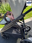 2in1 Kombi-Kinderwagen Modus Duo in modernem italienischem Design – komfortabler Begleiter für Kinder von 0 bis 4 Jahren in grün