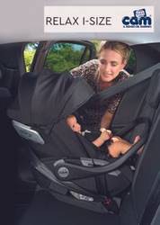 CAM Relax I-Size Auto-Babyschale CAM Relax I-Size Auto-Babyschale, Kinder Autositz ab Geburt bis ca. 12 Monate, kombiniert höchste Sicherheitsstandards Komfort, schwarz