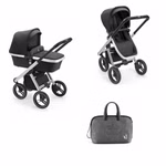 Kinderwagen Puro Urban Kombi 2in1 schwarz 2in1 Kombikinderwagen, Buggy, Tragwanne, Babywanne, Babykinderwargen, Erstausstattung