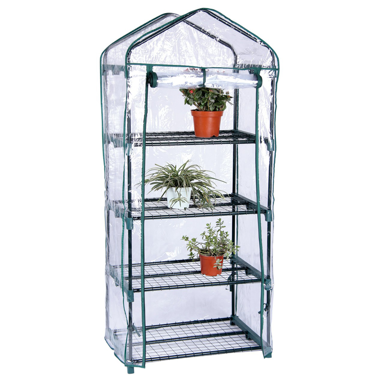 LEX Gewächshaus, PVC Folie, mit 4 Etagen, 69 x 50 x 160 cm LEX Gewächshaus, PVC Folie, mit 4 Etagen, 69 x 50 x 160 cm