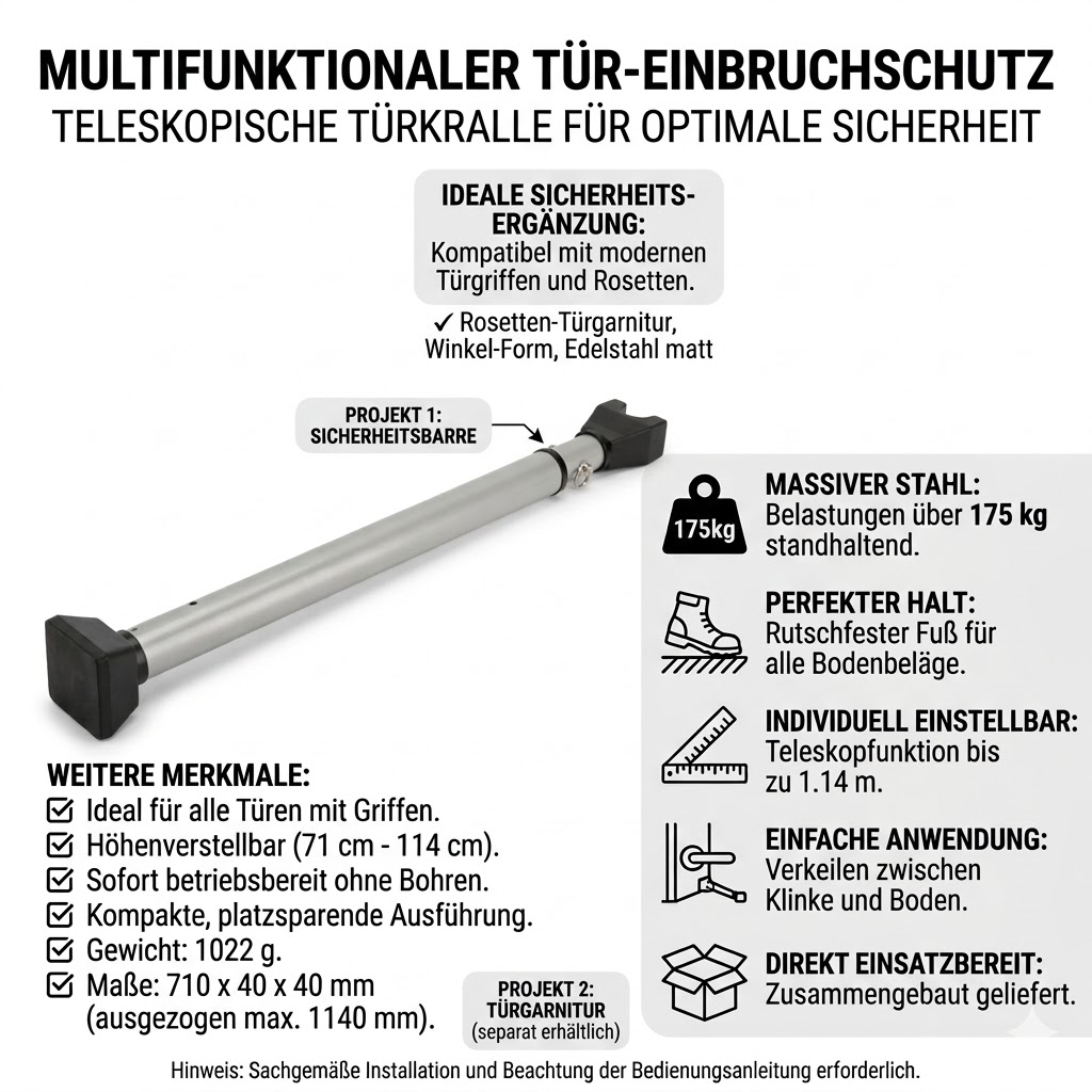 Olympia Türkralle Türsicherung Fenster Türstopper zum Selbstschutz TK 100 Olympia Türkralle Türsicherung Fenster Türstopper zum Selbstschutz TK 100