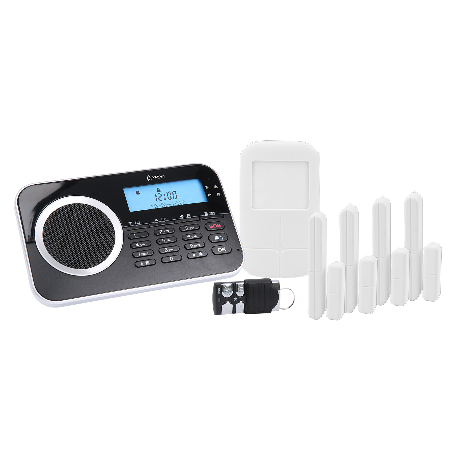 OLYMPIA Protect 9761 GSM Haus Alarmanlage Funk Alarmsystem mit App OLYMPIA Protect 9761 GSM Haus Alarmanlage Funk Alarmsystem mit App