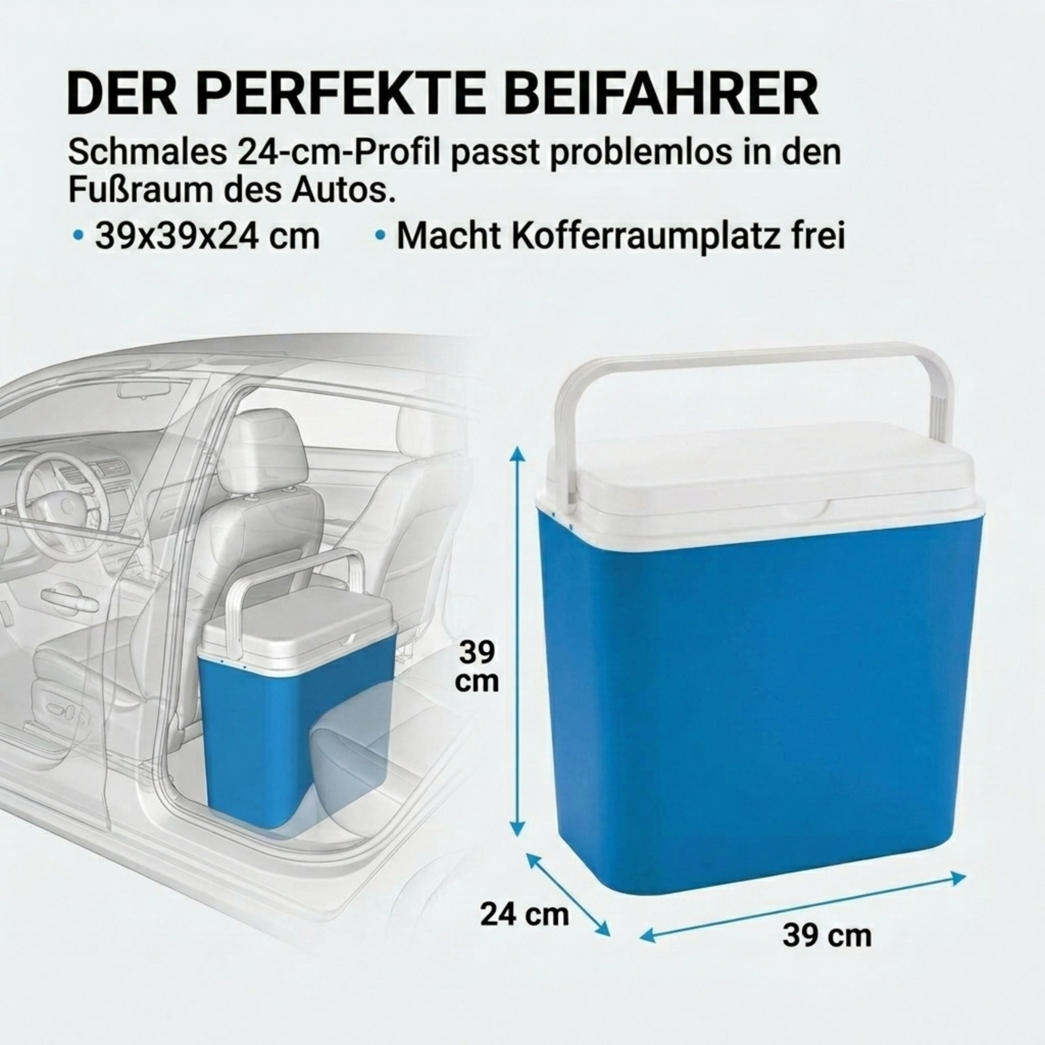 LEX Kühlbox Thermobox Warmhaltebox Picknick Camping 24 L LEX Kühlbox Thermobox Warmhaltebox Picknick Camping 24 L