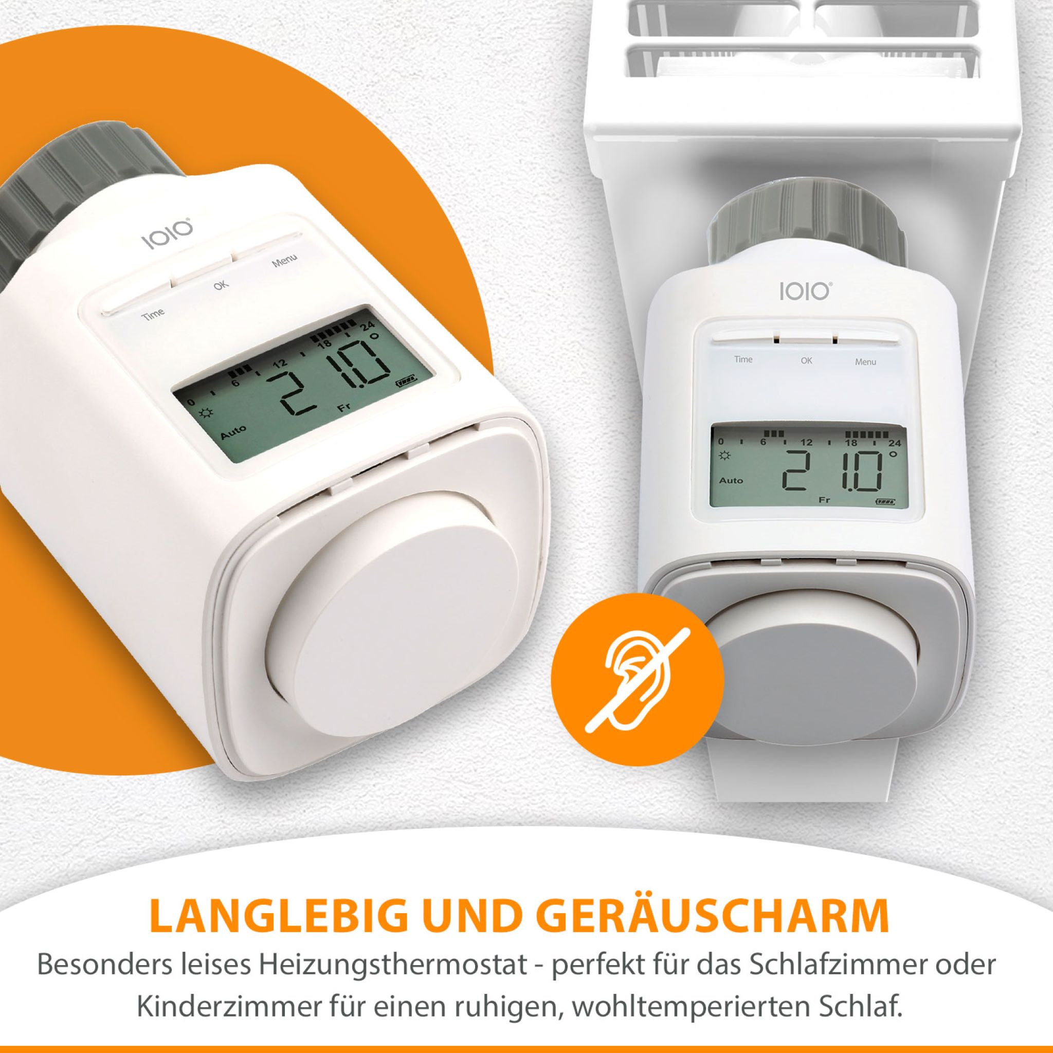 IOIO HT 2000 Elektronischer Heizkörperthermostat Thermostat spart bis 30% Heizkosten IOIO HT 2000 Elektronischer Heizkörperthermostat Thermostat spart bis 30% Heizkosten