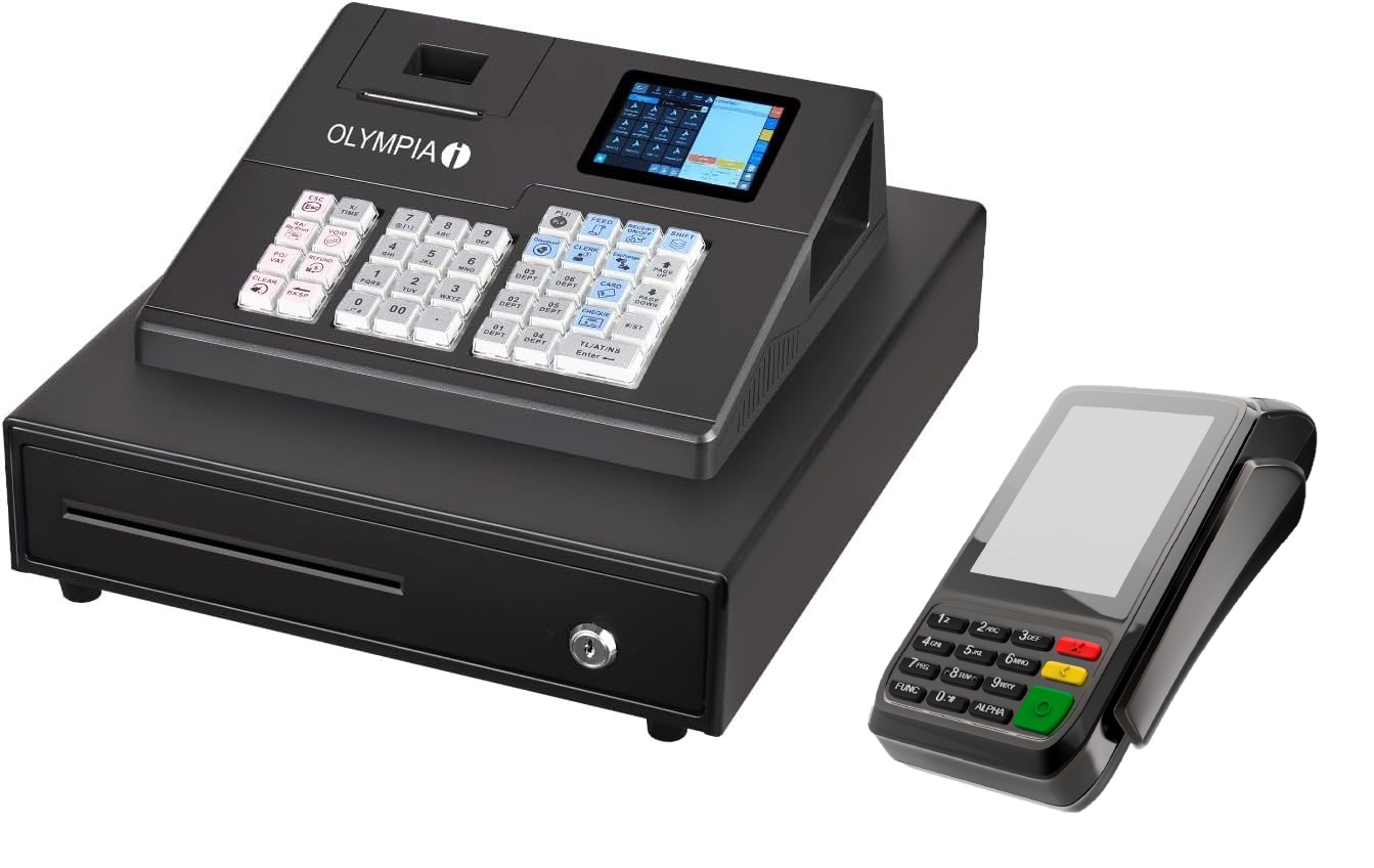 Olympia DCO Connect EFT (Bezahlterminal Ec - Schnittstelle) Einmal Lizenz für alle Olympia Kassen K100 S200 S200+ und T110
Olympia DCO Connect EFT (Bezahlterminal Ec - Schnittstelle) Einmal Lizenz für alle Olympia Kassen K100 S200 S200+ und T110
