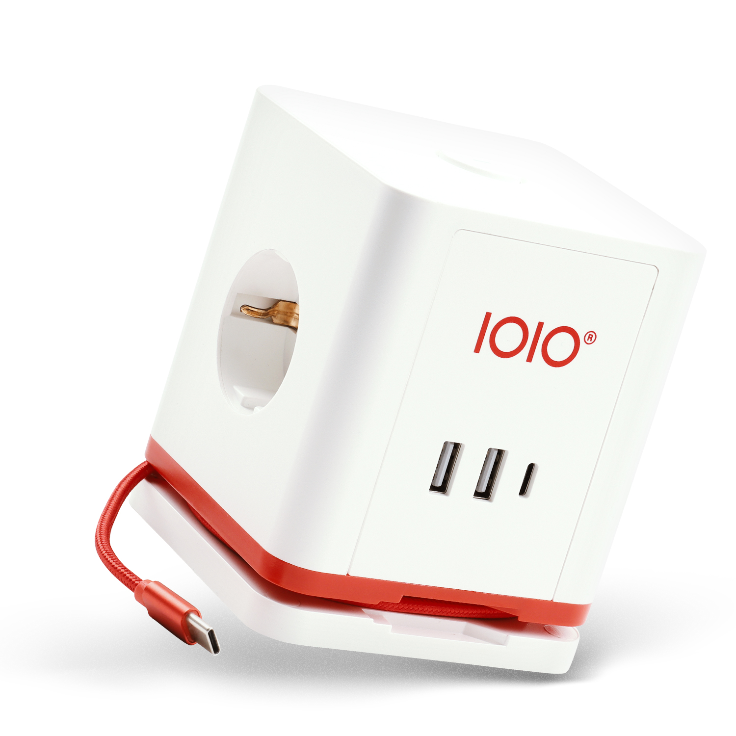 Steckdosenwürfel SW 1000 3-fach Schutzkontaktteckdose + 2 x USB-A und 1 x USB-C weiß Steckdosenwürfel SW 1000 3-fach Schutzkontaktteckdose + 2 x USB-A und 1 x USB-C weiß