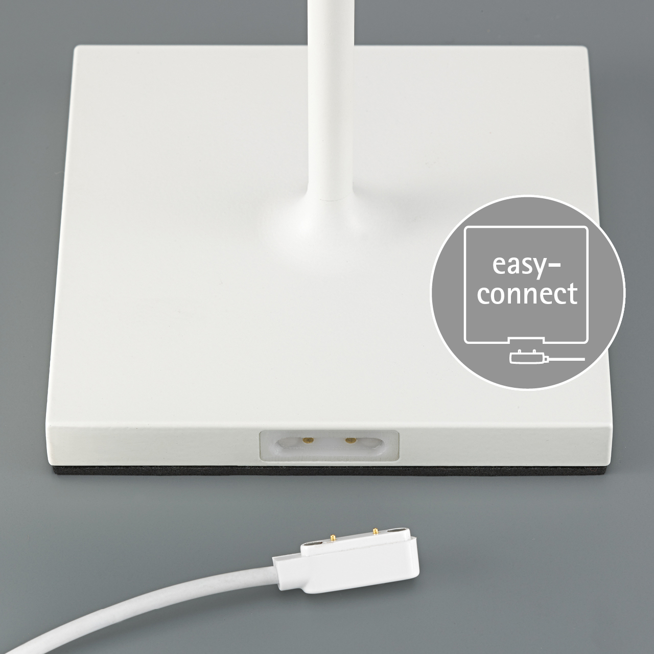 Nuindie mini LED Akku Tischleuchte Außentischleuchte IP54 weiß eckig Sigor Tischlampe Nuindie mini LED Akku Tischleuchte Außentischleuchte IP54 weiß eckig Sigor Tischlampe