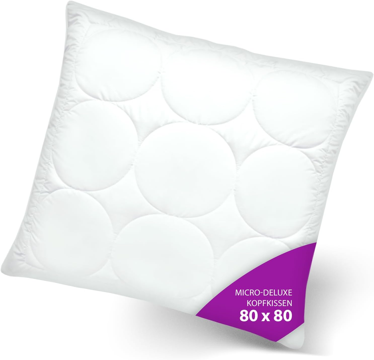 Micro-Deluxe Kopfkissen 80 x 80 cm – Schlafkomfort der Extraklasse Micro-Deluxe Kopfkissen 80 x 80 cm – Schlafkomfort der Extraklasse