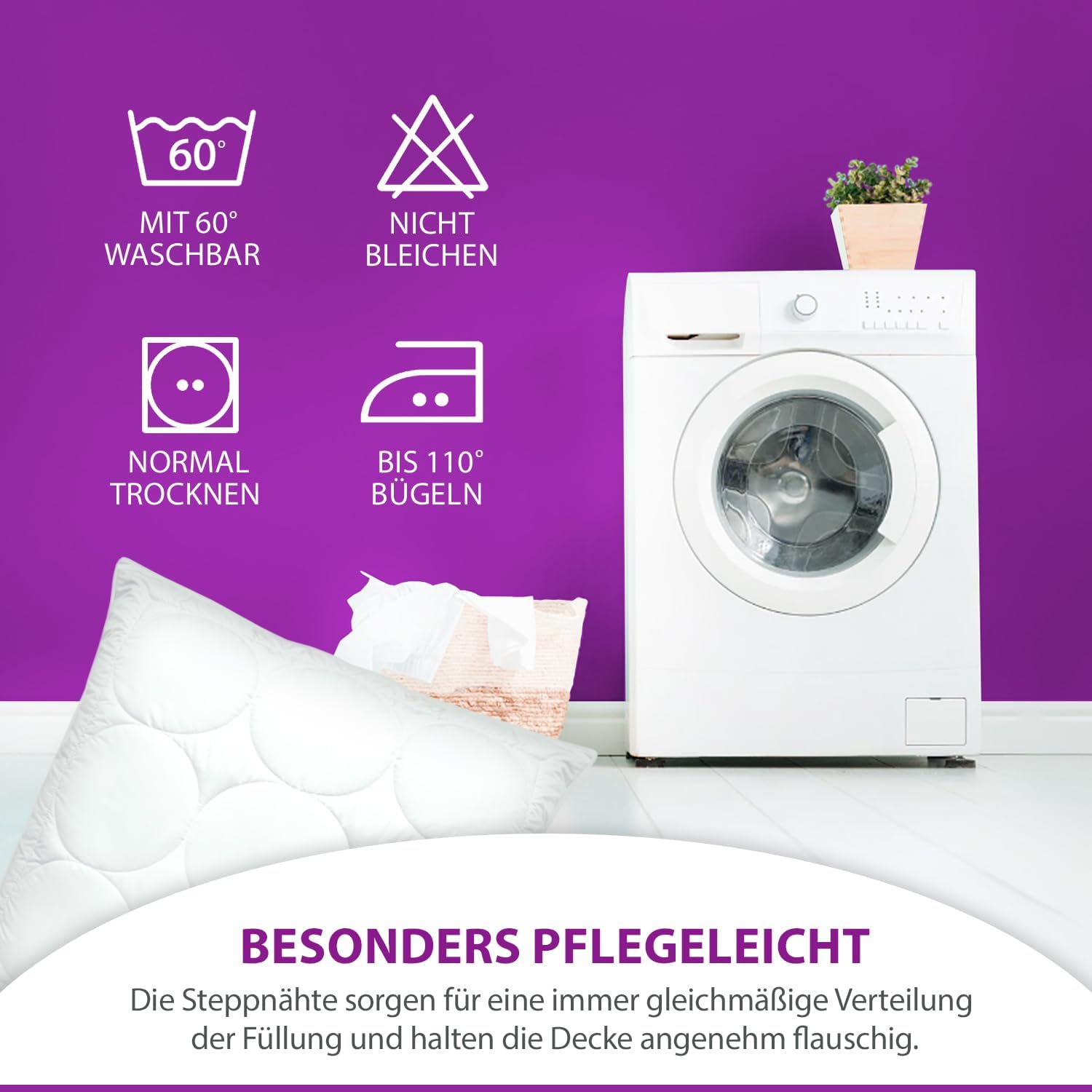 Micro-Deluxe Kopfkissen 80 x 80 cm – Schlafkomfort der Extraklasse Micro-Deluxe Kopfkissen 80 x 80 cm – Schlafkomfort der Extraklasse
