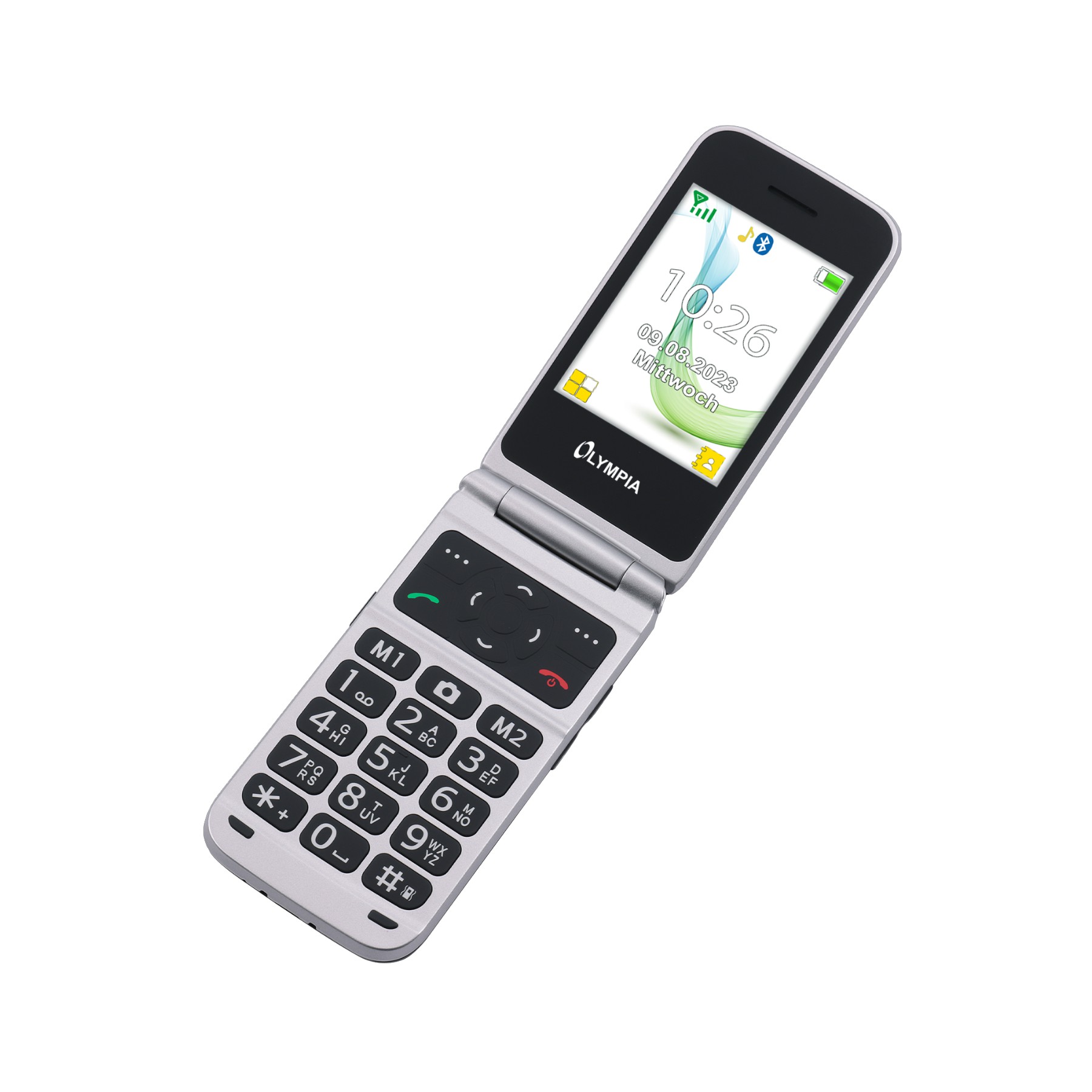 Vitus 4G Klappbare Senioren Mobiltelefon mit Großtasten schwarz Vitus 4G Klappbare Senioren Mobiltelefon mit Großtasten schwarz