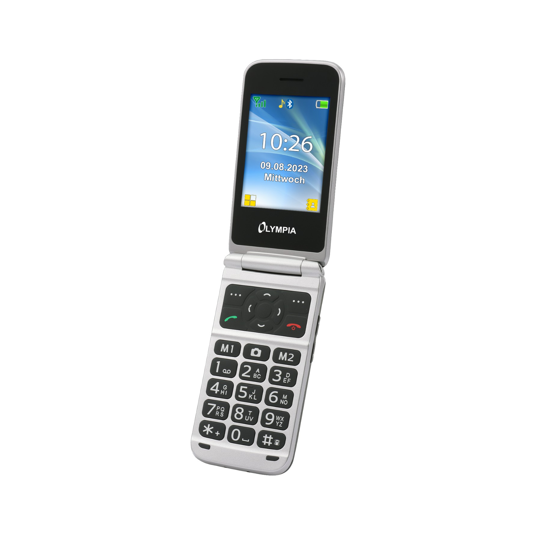Vitus 4G Klappbare Senioren Mobiltelefon mit Großtasten schwarz Vitus 4G Klappbare Senioren Mobiltelefon mit Großtasten schwarz
