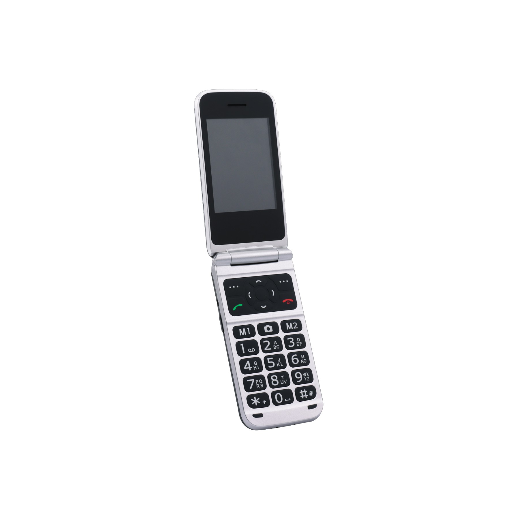 Vitus 4G Klappbare Senioren Mobiltelefon mit Großtasten schwarz Vitus 4G Klappbare Senioren Mobiltelefon mit Großtasten schwarz