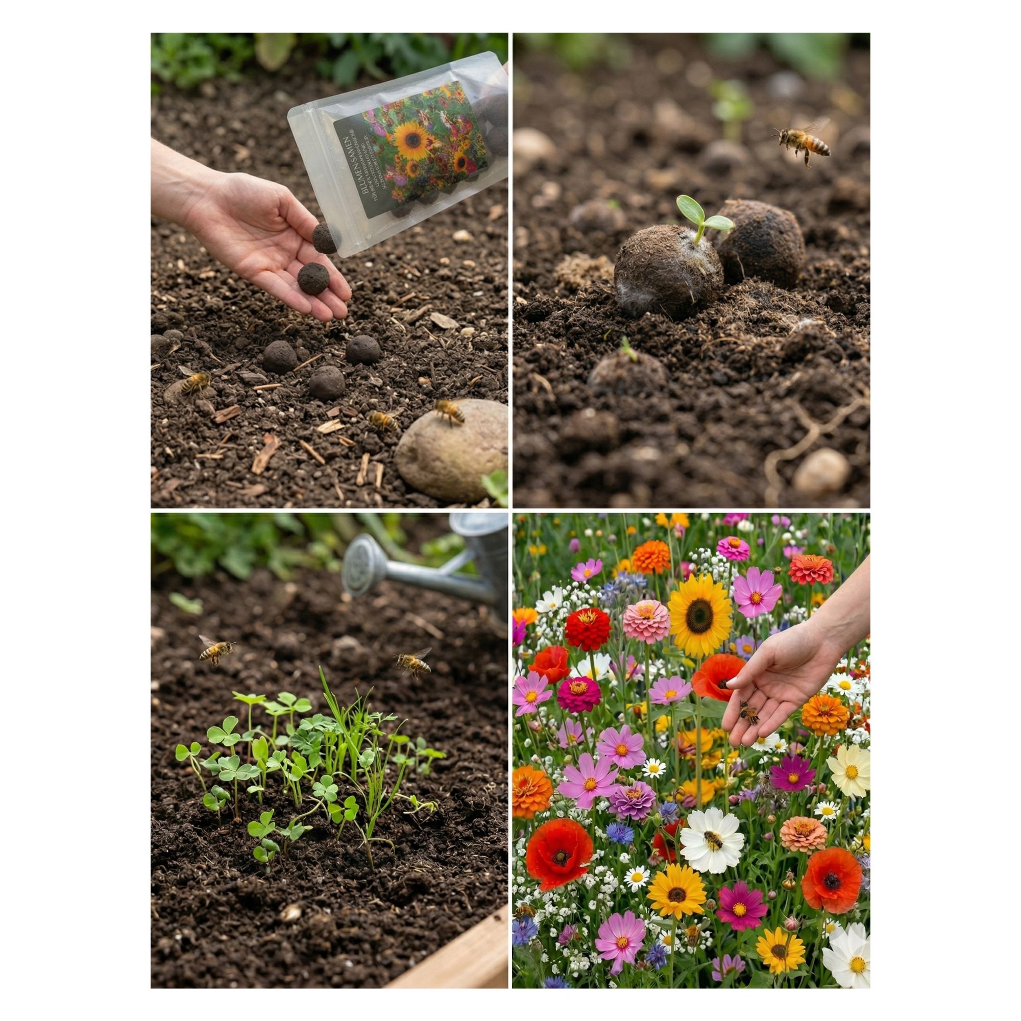 20 Stück Saatkugeln Sommerblumenmischung – Bienen- und Hummelmischung für Schmetterlinge & Nützlinge 20 Stück Saatkugeln Sommerblumenmischung – Bienen- und Hummelmischung für Schmetterlinge & Nützlinge