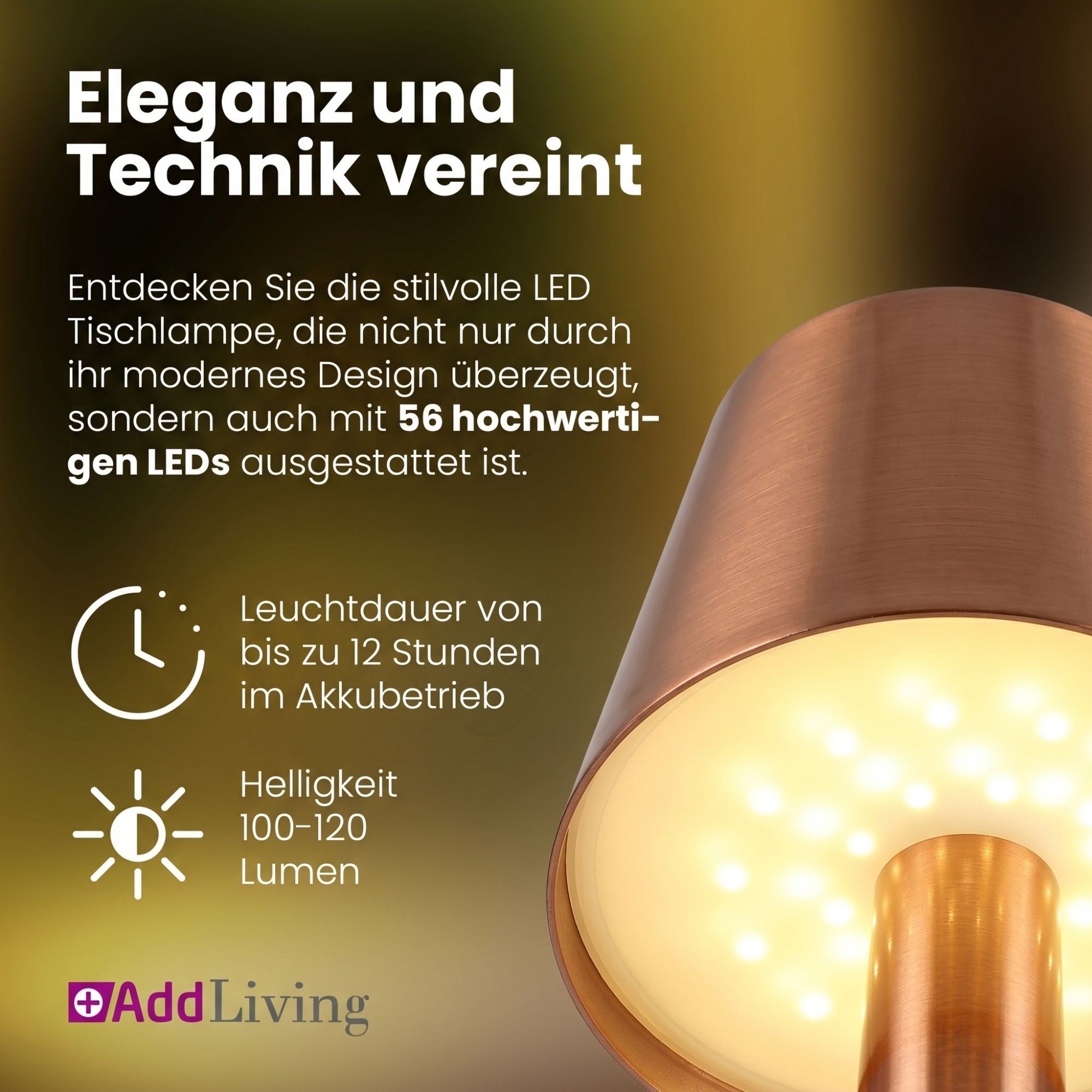 LED Flaschenlampe Bottle Light V2442 – Dimmbare Deko-Leuchte mit 3 Lichtfarben und TOUCH-Funktion für Innen & Außen Bronze LED Flaschenlampe Bottle Light V2442 – Dimmbare Deko-Leuchte mit 3 Lichtfarben und TOUCH-Funktion für Innen & Außen Bronze