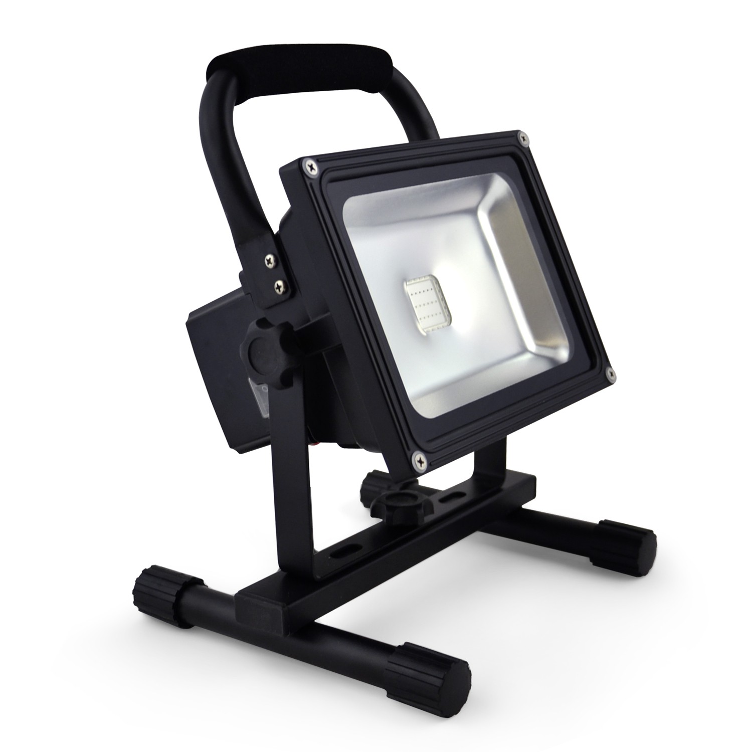 Papasbox 100W LED Flutlicht – 10.000 Lumen, Warmweiß (3000K), IP65, 120° – Mit Stecker, 1m Kabel – Für Garten, Garage, Baustelle – Robust & Sparsam