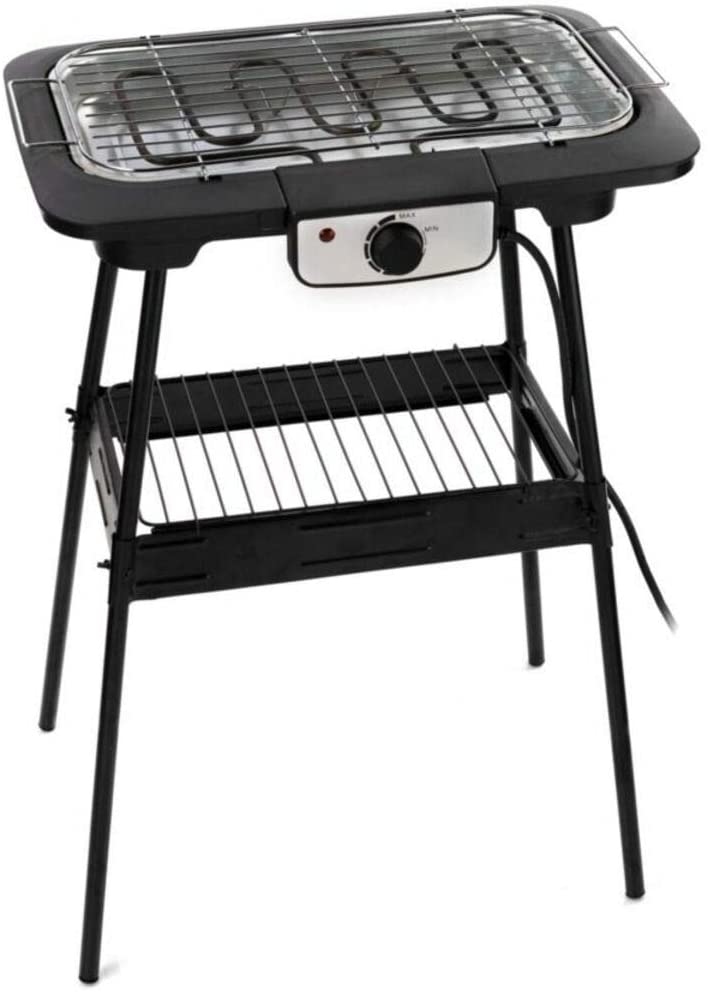 XXL Elektrogrill elektrischer Tisch Balkon Garten Standgrill BBQ Grill 2000W NEU