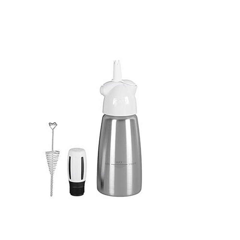 iSi Easy Whip Plus Sahnegerät Edelstahl Sahnespender Sahnebereiter weiß 0,25 L
