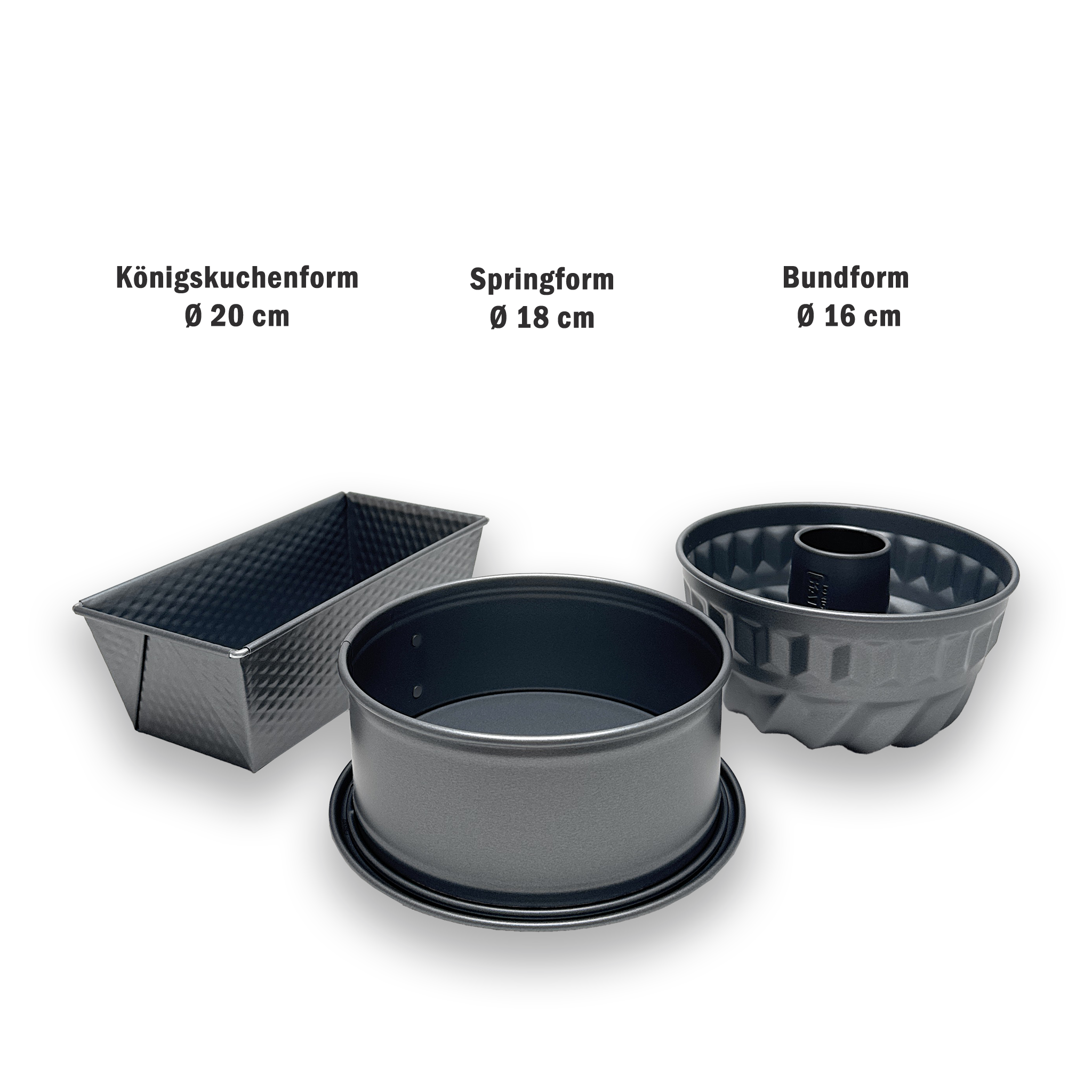 ORIGINAL KAISER Gourmet Backform Set Mini 3-teilig