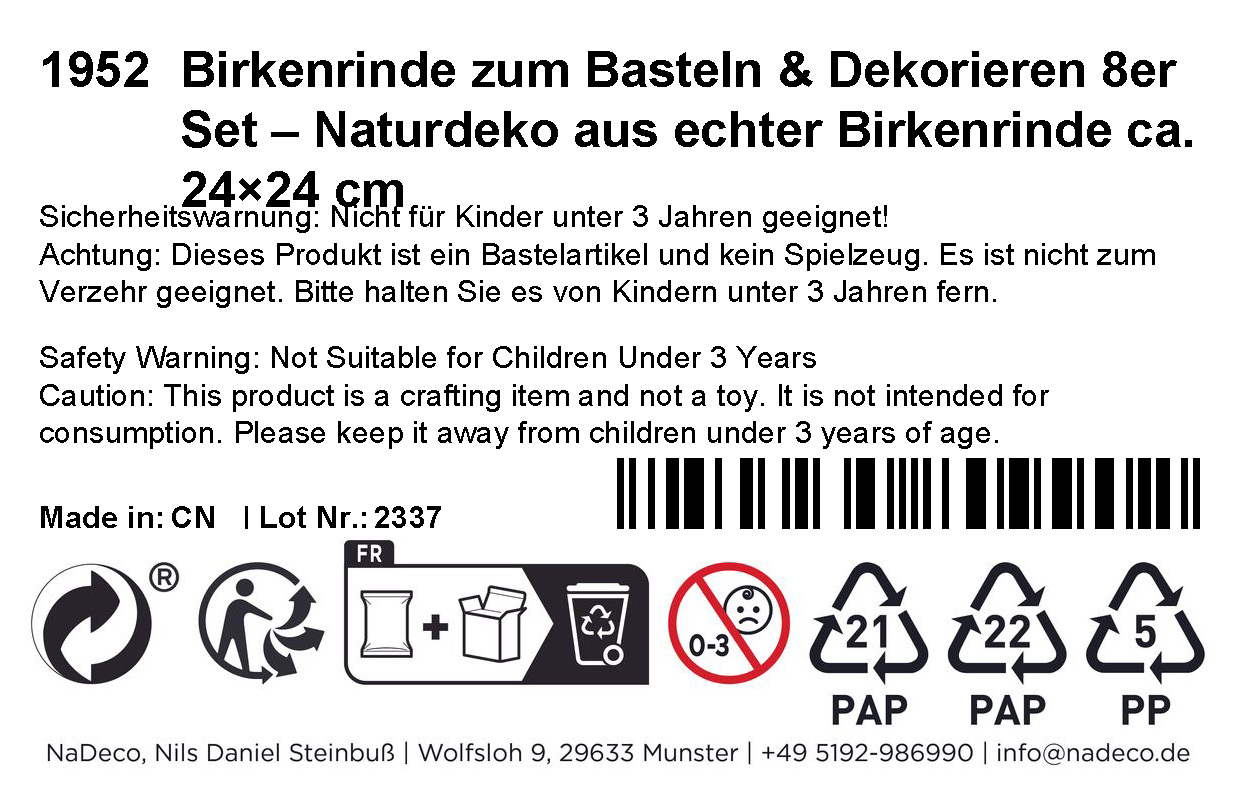 Produktverpackung Bild 1