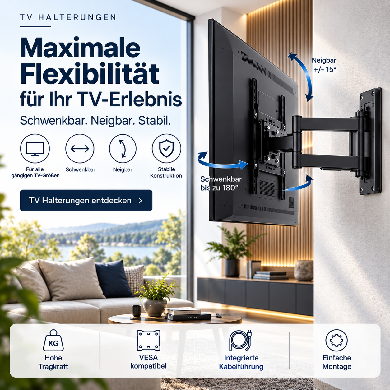 Maximale Flexibilität für Ihr TV-Erlebnis
