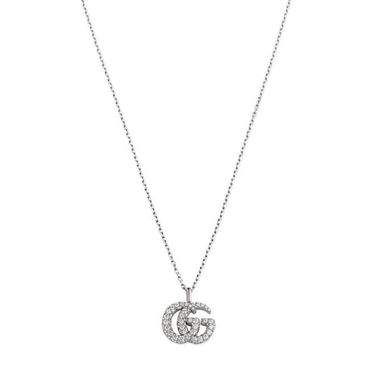 GG RUNNING HALSKETTE WEISSGOLD/DIAMANTEN