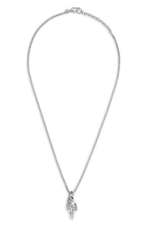 EAGLE HEAD SILBER HALSKETTE