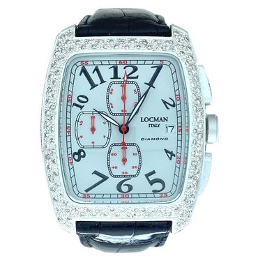SILVER DIAMOND CHRONOGRAPH