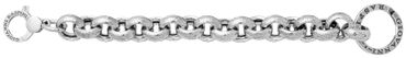 Armband Rolò Gehämmert Groß