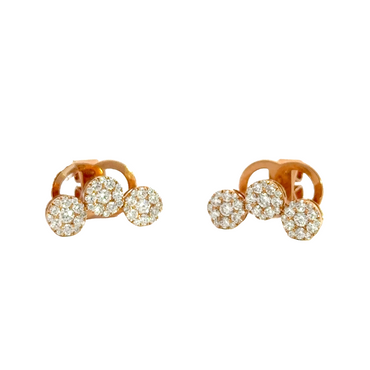 Ohrringe "Flower" Rose Gold