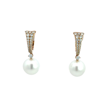 Ohrringe "Pearl" Rose Gold