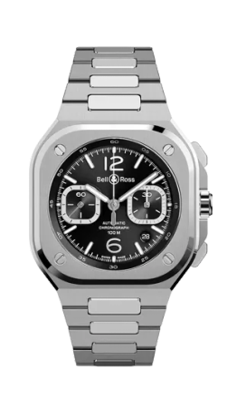 BR 05 CHRONO BLACK STEEL