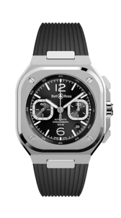 BR 05 CHRONO BLACK RUBBER