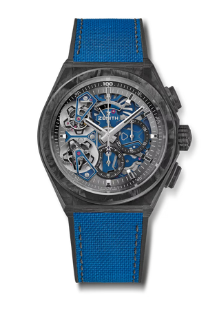 LIMITIERTE AUFLAGE DEFY BLUE DOUBLE TOURBILLON CARBON
