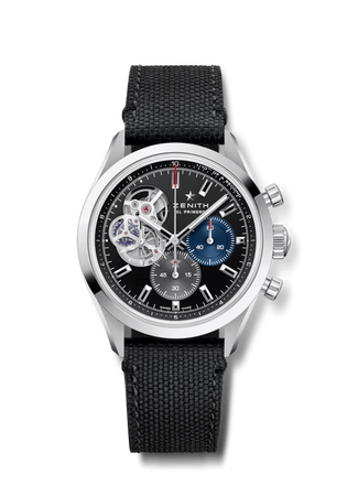 CHRONOMASTER OPEN TEXTIL BLACK