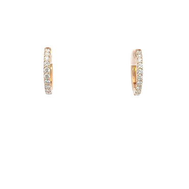 ROSEGOLD CREOLEN DIA MEDIUM