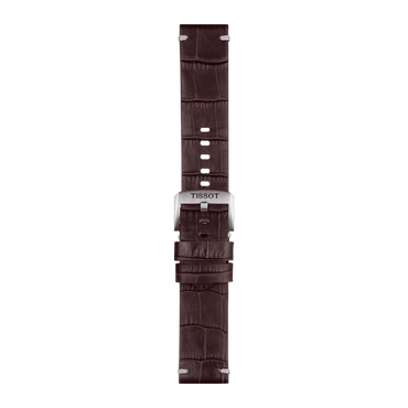ORIGINAL TISSOT LEDERARMBAND BRAUN BANDANSTOSS 22 MM