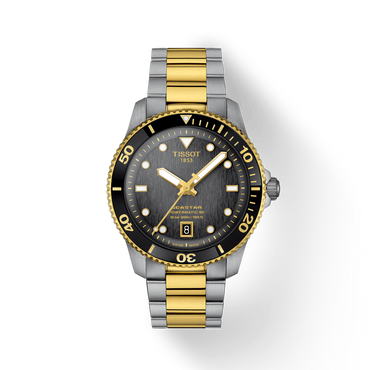 TISSOT SEASTAR 1000 POWERMATIC 80 40MM STEEL / GOLD