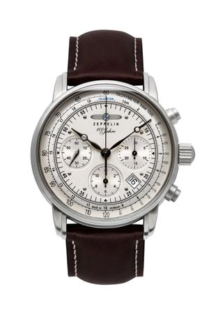  Chronograph mit Lederarmband